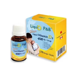 【優寶滴- LiquiD P&B】高濃縮天然維生素D3 5mL(教學醫院推薦)