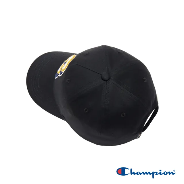 【Champion】官方直營-貼布繡LOGO標棒球帽(黑色)