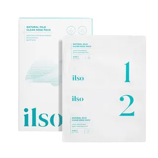 【ilso】清肌紓緩鼻貼 5入組(溫和舒緩粉刺清潔鼻貼 去黑頭鼻貼 鼻頭粉刺 鼻頭貼)