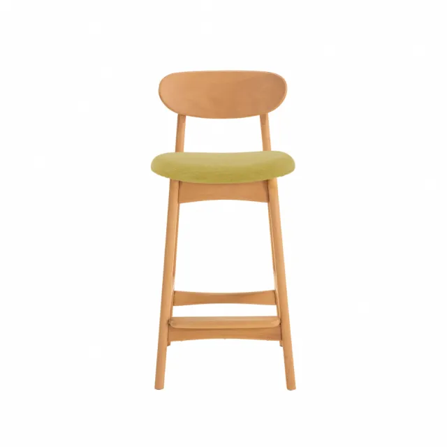 【有情門】STRAUSS 卡樂瑞吧椅-布面款 座高64(製作期2-3週/實木/MIT/休閒椅/工作椅/吧椅)