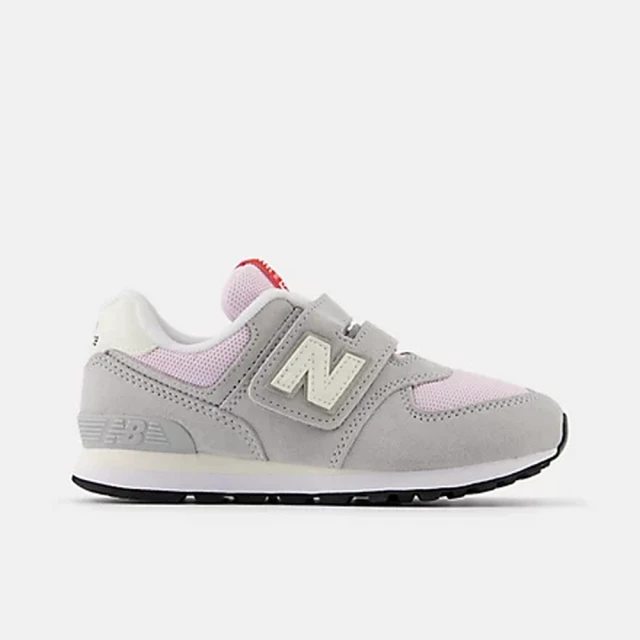 NEW BALANCE NB 574 童鞋 休閒鞋 復古鞋 親子鞋 經典款 中大童 粉灰色(PV574GNK-W)