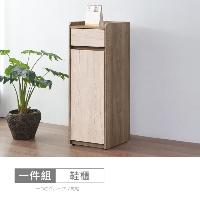 時尚屋時尚屋 [XV11]松浦灰橡雙色1.3x3.6尺鞋櫃XV11-K233(免運費/免組裝/鞋櫃)