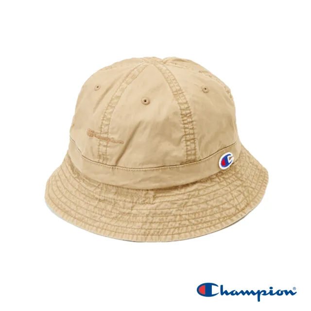 【Champion】官方直營-貼布繡LOGO水洗漁夫帽(米色)