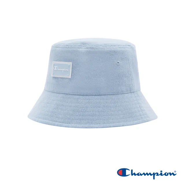 【Champion】官方直營-矽膠草寫LOGO標漁夫帽(淺藍色)