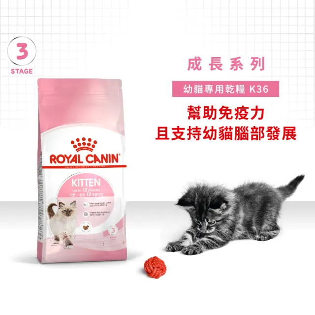 【ROYAL 法國皇家】幼貓專用飼料 K36 4KG(貓乾糧 免疫力 腸胃)