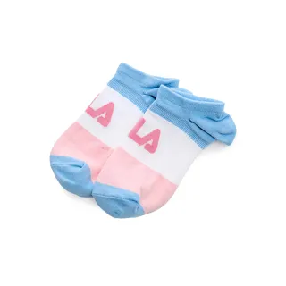 【FILA官方直營】基本款棉質踝襪-水藍(SCY-5002-SB)