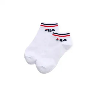 【FILA官方直營】基本款棉質踝襪-白色(SCY-5001-WT)