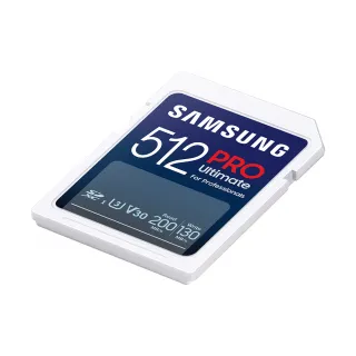 【SAMSUNG 三星】2024 PRO Ultimate SD 512GB記憶卡 公司貨(單眼 數位相機 攝影機 筆電)