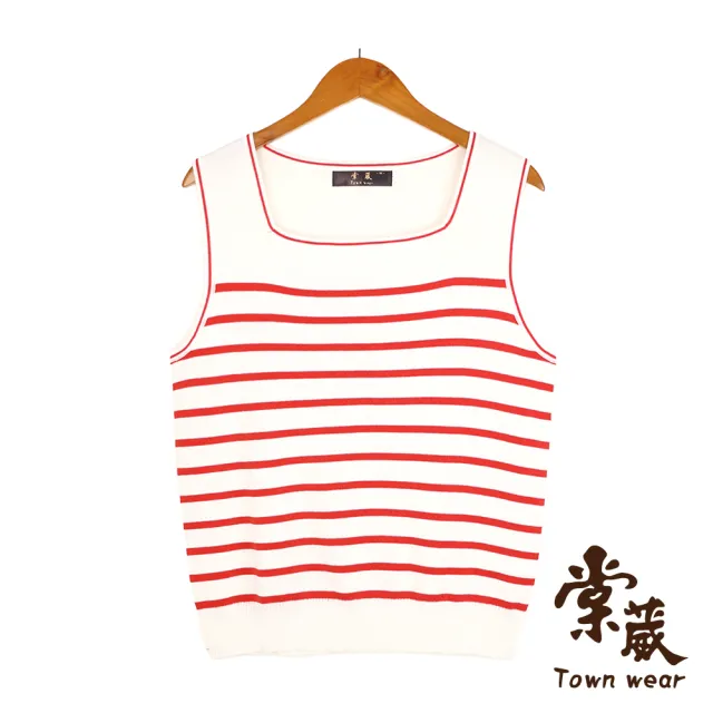 【TOWN’WEAR 棠葳】精選舒柔撞色上衣(三款任選/多色/素色/幾何/印圖/條紋/針織)