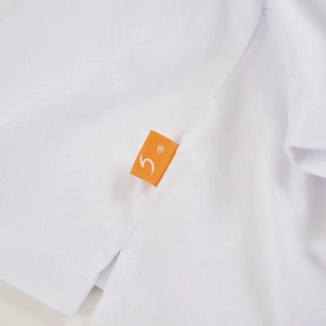 【5th STREET】女裝 短袖 短t 上衣 t恤 TEE 寬版 動物 刺繡 白色(5571015)