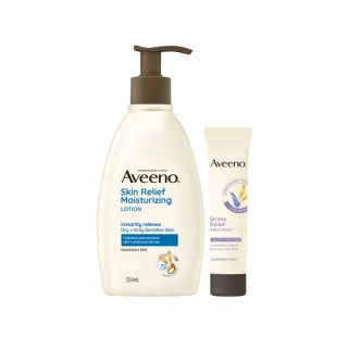 【Aveeno 艾惟諾】燕麥保濕修護組(高效保濕乳354mlx1+香氛護手霜50gx1)