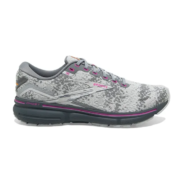 【BROOKS】男鞋 慢跑鞋 避震緩衝象限 GHOST 15 數位迷彩限定款(1103931D147)