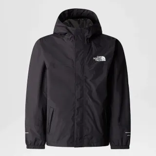 【The North Face】北臉 外套 童裝 男童 大童 運動連帽外套 防潑水 B ANTORA RAIN 黑 NF0A8A48JK3