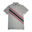 【Tommy Hilfiger】男女款 經典刺繡LOGO POLO衫 素面 滾邊(平輸品)