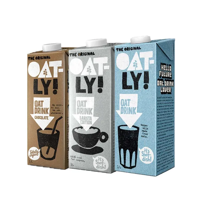 【Oatly】咖啡師燕麥奶1Lx6入/箱(送Oatly野餐袋（數量有限送完為止）)