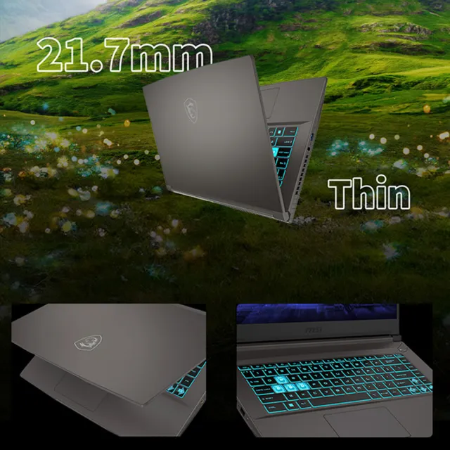 Office 2021★【MSI】15.6吋 i7 RTX3050-4G 電競筆電(Thin 15/i7-13620H/16G/512G SSD/W11/B13UC-1418TW)