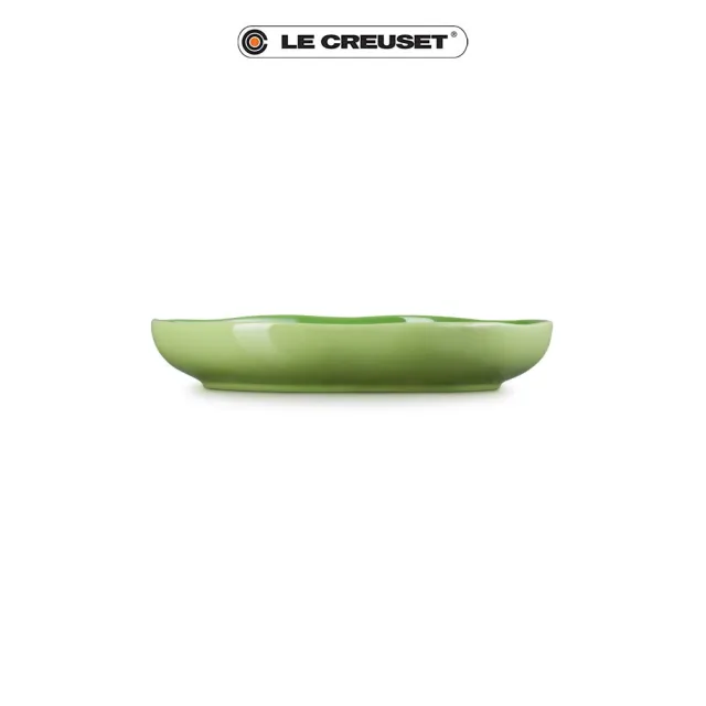 【Le Creuset】瓷器蔬菜盤-中(棕櫚綠)