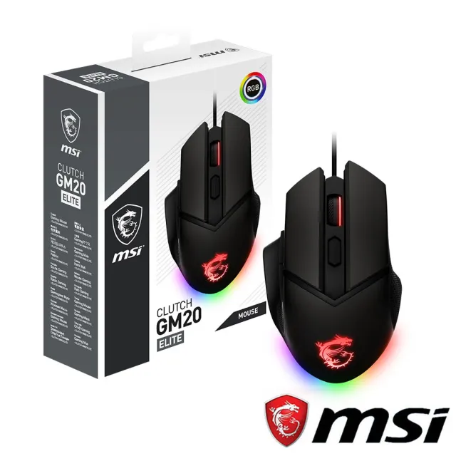 【MSI 微星】電競超值組合包★Vigor GK50 Elite LL TC 機械式電競鍵盤+GM20電競滑鼠+GH20耳機