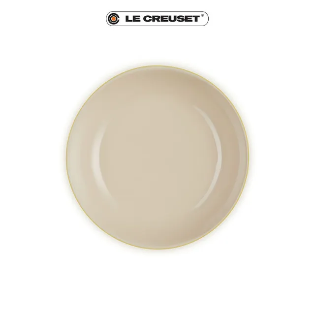 【Le Creuset】瓷器深圓盤20cm(芥末黃)