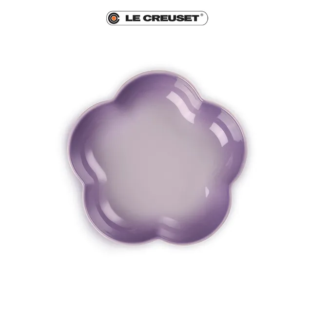 【Le Creuset】瓷器花型盤-中(藍鈴紫/水手藍/無花果/海洋之花 4色選1)