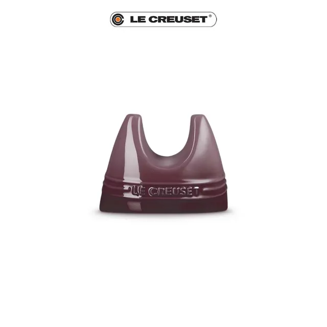 【Le Creuset】瓷器鍋蓋架(藍鈴紫/無花果 2色選1)