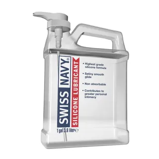 【SWISS NAVY】瑞士海軍頂級矽性潤滑液 SILICONE LUBE 1加侖 1入(KY 潤滑劑 好用潤滑液)