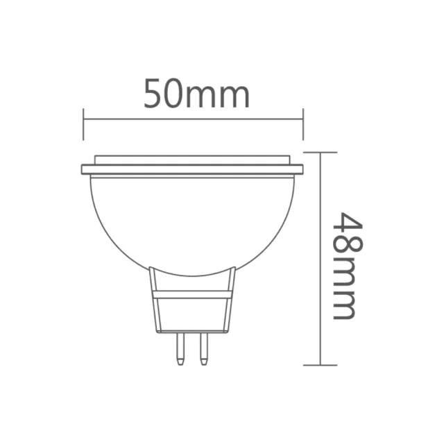 【DanceLight 舞光】1入組 LED MR16 8w 12v(舞光原廠授權 杯燈 燈泡 投射 高亮度 燈具 崁燈)