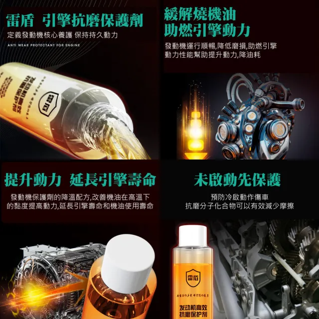 【雷盾】引擎抗保護劑100ml  6入