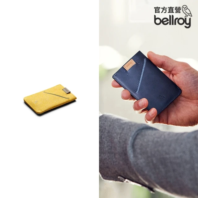 Bellroy 官方直營 Card Sleeve 真皮票卡鈔票皮夾(多色任選)