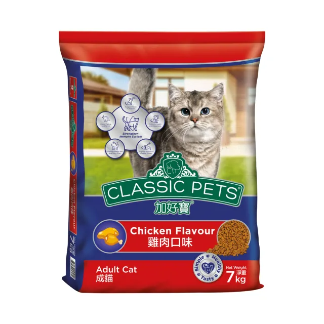 【Classic Pets 加好寶】貓乾糧-多種口味 7KG(貓飼料/成貓)