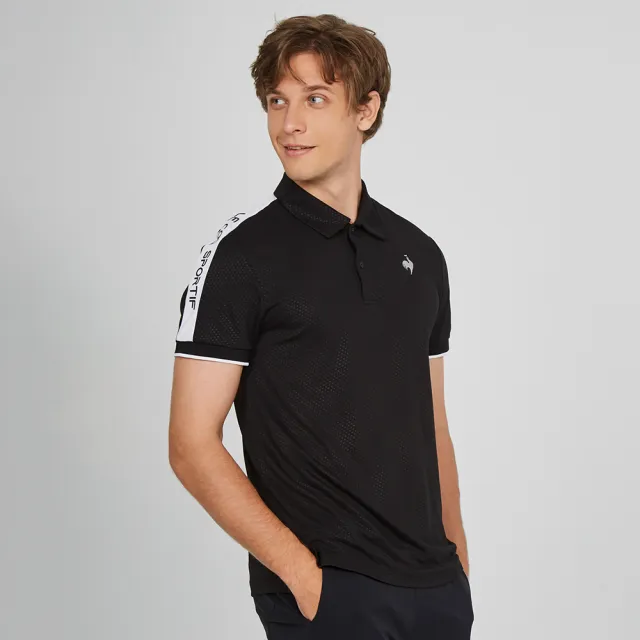 【LE COQ SPORTIF 公雞】運動TRAINING短袖POLO衫 男款-2色-LWT21644