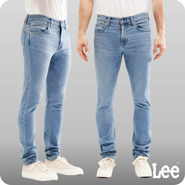 【Lee】出清品-男裝 牛仔褲 / 706 低腰合身窄管 淺藍洗水(LL220041442)