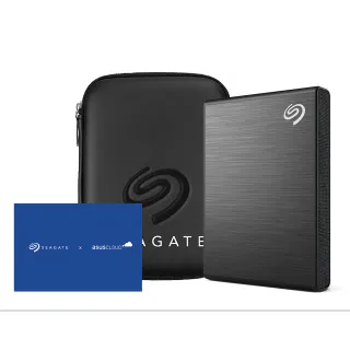 【SEAGATE 希捷】One Touch SSD 2TB 外接式固態硬碟(贈ASUS Secure Auto-Backup 1TB一年份+硬殼包)