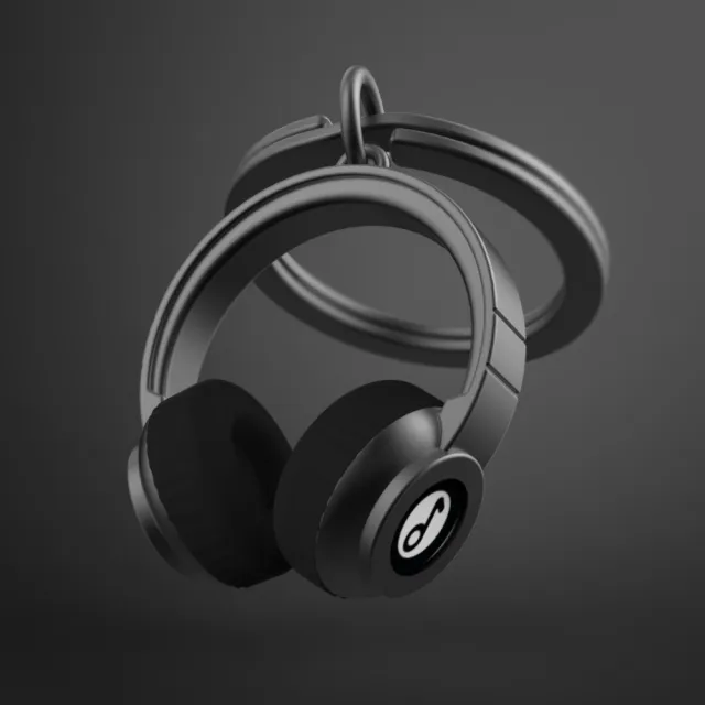 【Metalmorphose】MTM耳機造型質感鑰匙圈(任兩件贈真皮鑰匙掛環)