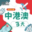 【AOTEX】3天中港澳上網卡4G網路無限流量吃到飽(中國上網卡中國大陸上網卡香港上網卡澳門上網卡SIM卡)