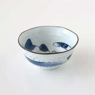 【Just Home】日式暖暖貓陶瓷4.5吋飯碗(碗盤 飯碗)