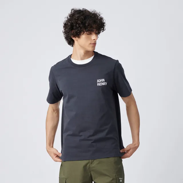 【JOHN HENRY】BLOSSOM INTO STYLE 短袖T恤-黑色