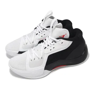 【NIKE 耐吉】籃球鞋 Jordan Zoom Separate PF 男鞋 白 黑 紅 Luka 東77 氣墊(DH0248-051)