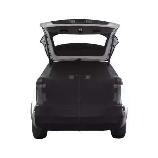 【舒而嘉】汽車磁吸式車尾蚊帳 L 121-125cm(防蚊蟲 通風遮陽 附收納袋 SUV 休旅車 露營 車宿 車露)