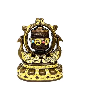 【新韻傳音】吉祥孔雀佛母轉經輪(轉經輪 可加裝太陽能板 開光)