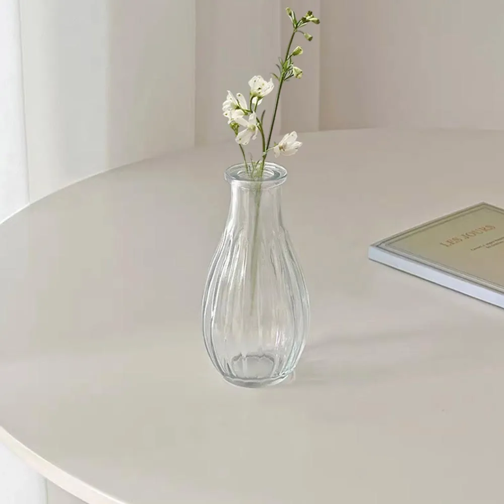 【Floral M】羅馬玻璃貝拉小花瓶(花瓶/插花/玻璃瓶/小口花瓶/花器/花盆/陶瓷花瓶/桌面擺飾)