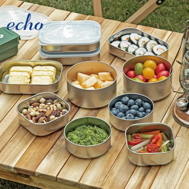 【ECHO】日本製ECHO不鏽鋼保鮮盒300ml(保鮮盒 日本ECHO)