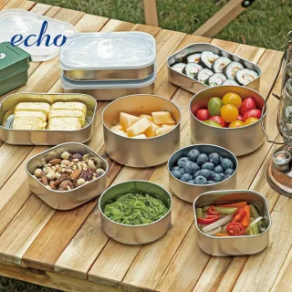 【ECHO】日本製ECHO不鏽鋼保鮮盒450ml(保鮮盒 日本ECHO)