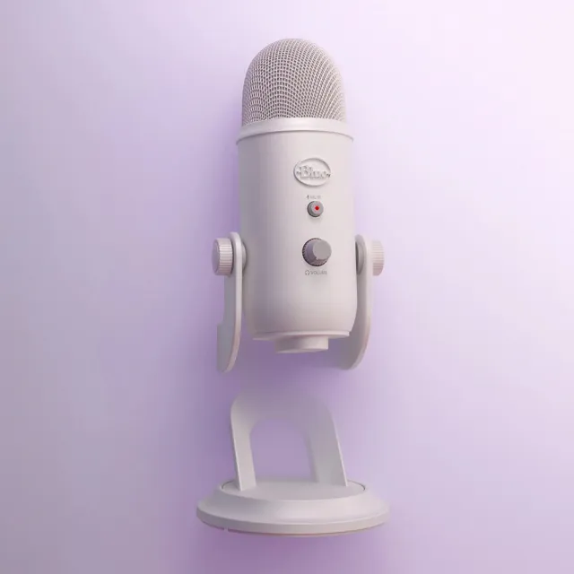 【Blue】YETI 雪怪 USB 麥克風－炫光白(炫光美型系列)