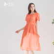 【IRIS 艾莉詩】素雅抽皺洋裝-2色(42649)
