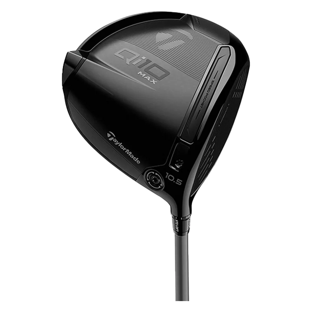 【TaylorMade】限量 QI10 MAX 黯黑 開球木桿Mitsubishi Diamana T+60碳身(Qi10 MAX 限量版 黯黑色)