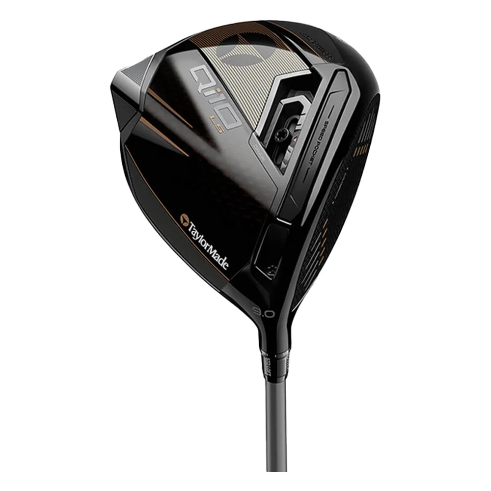 【TaylorMade】全球限量  QI10 LS 黑金 開球木桿Mitsubishi Diamana T+60碳身(Qi10 LS 限量版 黑金色)