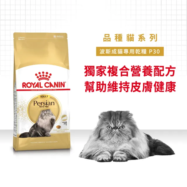 【ROYAL 法國皇家】波斯成貓專用飼料 P30 2KG(貓乾糧)