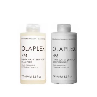 【OLAPLEX 歐啦】4號+5號洗護髮超值組(洗髮乳/潤髮乳/溫和水潤/光滑亮澤)