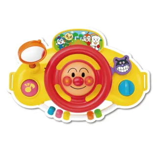 【ANPANMAN 麵包超人】麵包超人 嬰兒旋律方向盤(10個月-/聲光玩具)